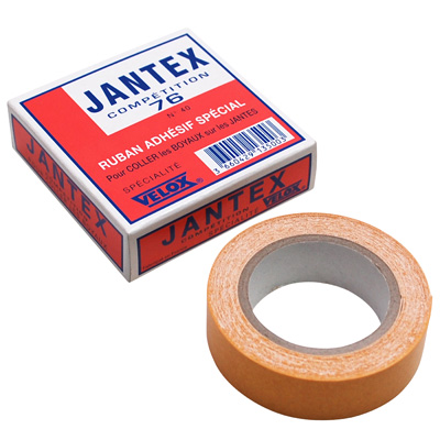 JANTEX ADHESIF DOUBLE FACE POUR BOYAUX JANTE ALU POUR 2 ROUES 18 MM (A L'UNITE)