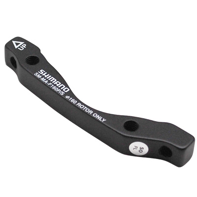 ADAPTATEUR FREIN A DISQUE VTT AVANT SHIMANO DISQUE 160MM ETRIER POST-MOUNT SUR FOURCHE INTERNATIONAL