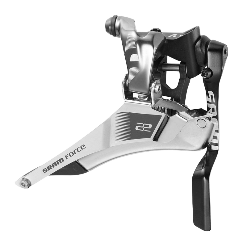 DERAILLEUR ROUTE AVANT SRAM FORCE A BRASER POUR 11-10V.