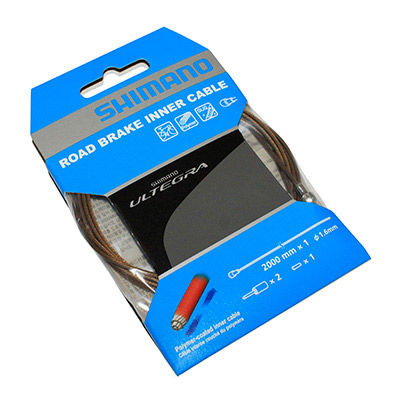 CABLE DE FREIN SHIMANO ROUTE POLYMERE 1,2MM 2,10M ULTEGRA 6800-DURA ACE 9000 (VENDU A L\'UNITE)