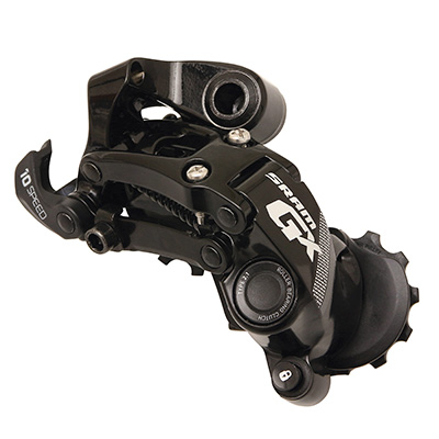 DERAILLEUR VTT ARRIERE SRAM 10V. GX CHAPE COURTE NOIR