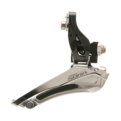 DERAILLEUR ROUTE AVANT SHIMANO  9V. SORA 3000 DOUBLE A BRASER