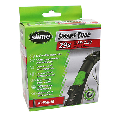 CHAMBRE A AIR VELO 29 X 1.85-2.20 SLIME VALVE STANDARD OBUS DEMONTABLE AVEC LIQUIDE ANTI-CREVAISON