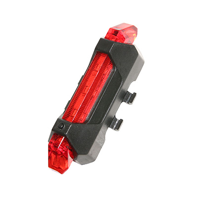 ECLAIRAGE VELO - TROTTINETTE USB ARRIERE SUR TIGE DE SELLE - HAUBANS - ESSIEUX ARRIERE DE TROTTINETTE XIAOMI M365 LEDS 2 FONCTIONS PRO ROUGE (RECHARGEABLE USB)  (SUR CARTE)