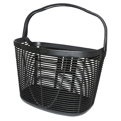 PANIER AVANT PLASTIQUE KLICKFIX LAMELLO 18L NOIR (39X28X28CM) - VENDU SANS FIXATION