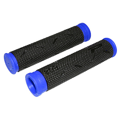 POIGNEE VTT PROGRIP 808 NOIR-BLEU Ø22MM L120MM (PAIRE)