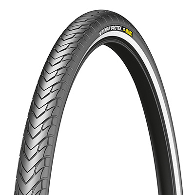 PNEU CITY 20 X 1.50 MICHELIN PROTEK MAX RENFORT 5MM NOIR TR (37-406) USAGE INTENSIF FLANC REFLEX COMPATIBLE VAE