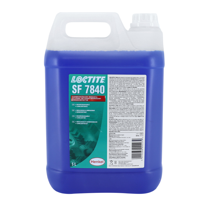 NETTOYANT-DEGRAISSANT LOCTITE SF 7840 (BIDON 5 L) BIODEGRADABLE