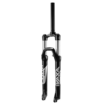 FOURCHE VTT 27.5 " ZOOM VAXA 28 NOIR REGLABLE-BLOCABLE DEB. 100MM PIVOT LISSE 295MM 1''1-8-28,6 EXTERIEUR COMPATIBLE DISQUE