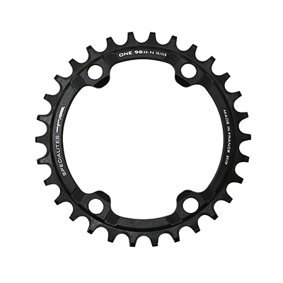 PLATEAU VTT 4BRA D.64 TA CHINOOK 24DTS INTERIEUR DOUBLE NOIR ALU POUR SHIMANO - SRAM - RACE FACE - FSA 10-11V.