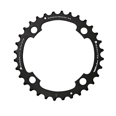 PLATEAU VTT 4BRA D.104 TA CHINOOK TRIPLE 42DTS EXTERIEUR NOIR ALU POUR SHIMANO - SRAM - RACE FACE - FSA 10-11V.