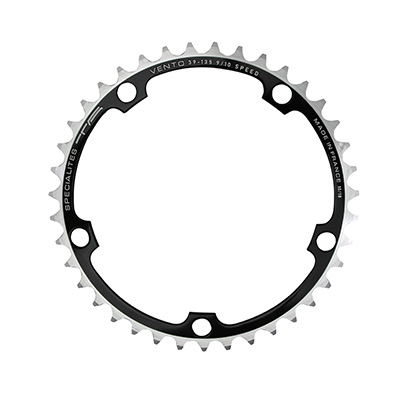 PLATEAU ROUTE 5BRA D.135 TA VENTO 39DTS INTERIEUR NOIR ALU 7075 TYPE CAMPAGNOLO 9-10V.