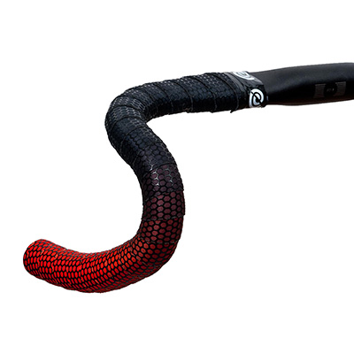 RUBAN DE GUIDON - CINTRE BIKE RIBBON GRADE PLUS ROUGE-NOIR