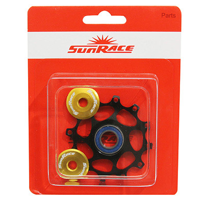 GALET DERAILLEUR SUNRACE 12 DENTS CERAMIC POUR DERAILLEUR 12-11-10V.  MS30-MX60-MZ80 (VENDU A L\'UNITE)