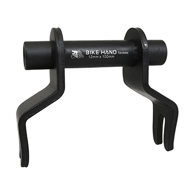 ADAPTATEUR PIED MONTAGE - PORTE VELO ROUE AVANT NEWTON STORE (POUR PASSER BLOCAGE RAPIDE EN AXE DE 12)