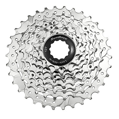 CASSETTE  8V. SUNRACE M66 11-32 VTT POUR SHIMANO-SRAM NICKEL (LIVRE EN BOITE)  (11-13-15-18-21-24-28-32)