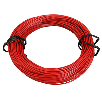 FIL ELECTRIQUE  0,50MM2  7-10  MULTIBRIN  ROUGE (50M)  -SELECTION P2R-