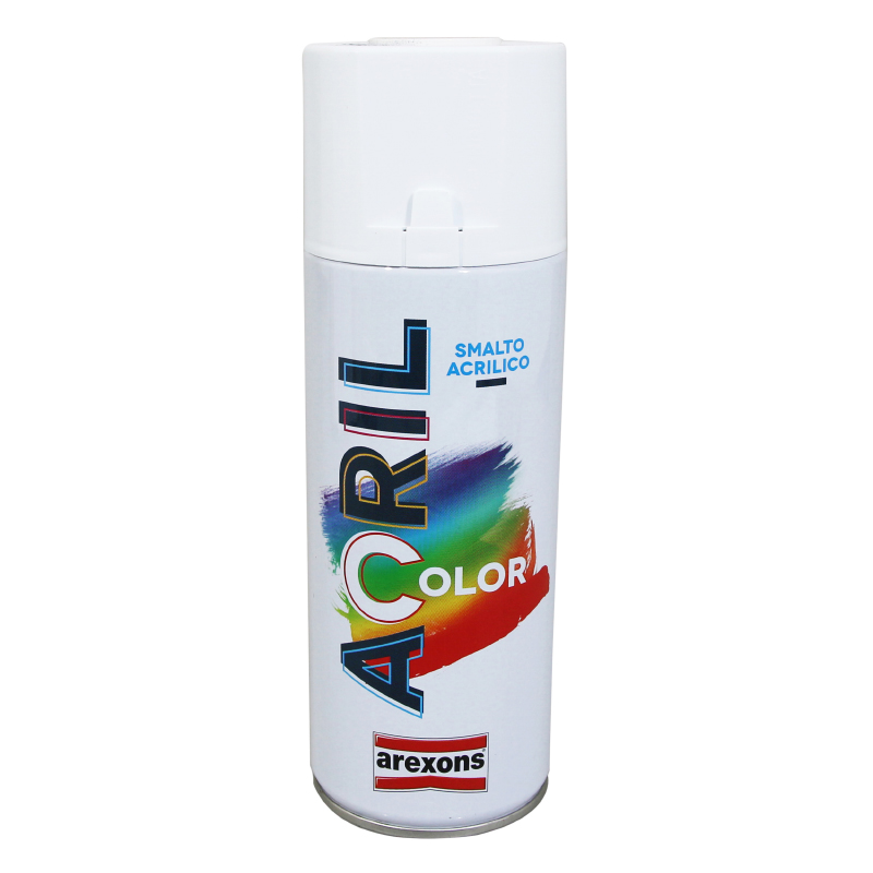 BOMBE DE PEINTURE AREXONS ACRYLIQUE BLANC PUR RAL 9010 (AEROSOL 400 ML) (3931)