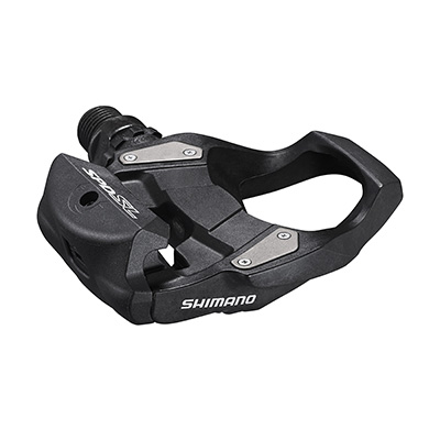 PEDALE ROUTE AUTOMATIQUE SHIMANO RS500 NOIR SPD-SL AVEC CALES (PAIRE)