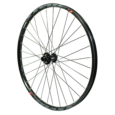 ROUE VTT DISQUE 27.5" MAXX 25 FREERIDE TUBELESS READY DISQUE 6 TROUS AVANT NOIR VELOX AXE TRAVERSANT 20-100  - JANTE 25C 32 RAYONS