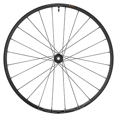 ROUE VTT DISQUE 27.5\" SHIMANO MT620 BOOST TUBELESS CENTERLOCK AVANT NOIR AXE TRAVERSANT 15-110 JANTE 30C