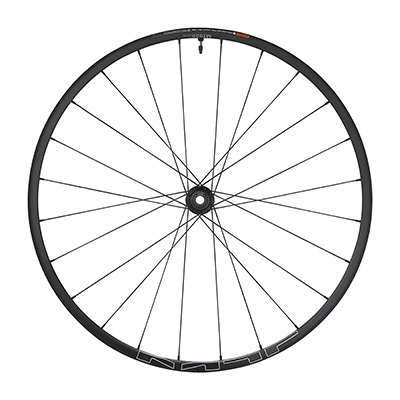 ROUE VTT DISQUE 29\" SHIMANO MT620 BOOST TUBELESS CENTERLOCK AVANT NOIR AXE TRAVERSANT 15-110  JANTE 30C