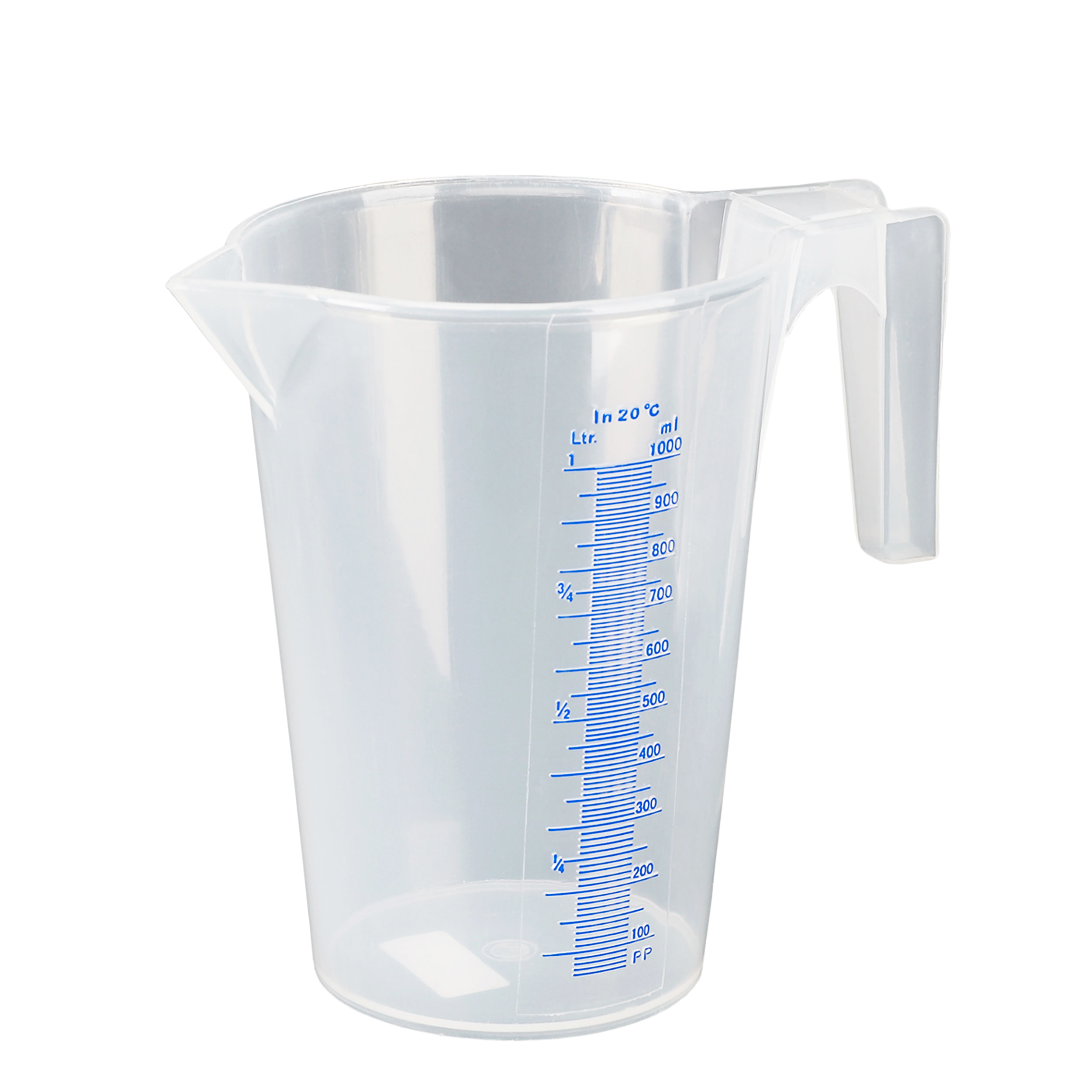 DOSEUR-BROC PRESSOL EN POLYPROPYLENE GRADUE TRANSPARENT 1L (VENDU A L'UNITE)