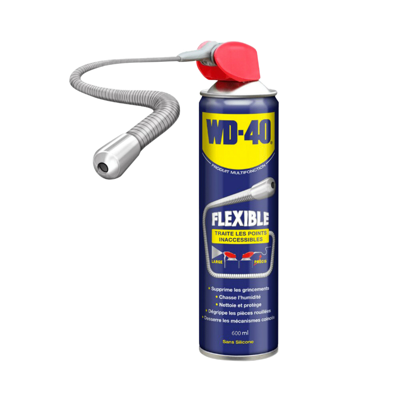 LUBRIFIANT WD-40 MULTIFONCTION FLEXIBLE (AEROSOL 600 ML)