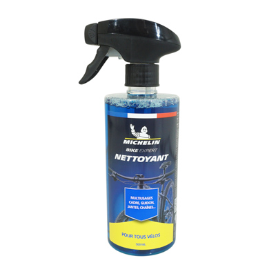 NETTOYANT VELO MULTI-USAGES MICHELIN (CADRE, GUIDON, JANTES, CHAINES...) (SPRAY 500ML)