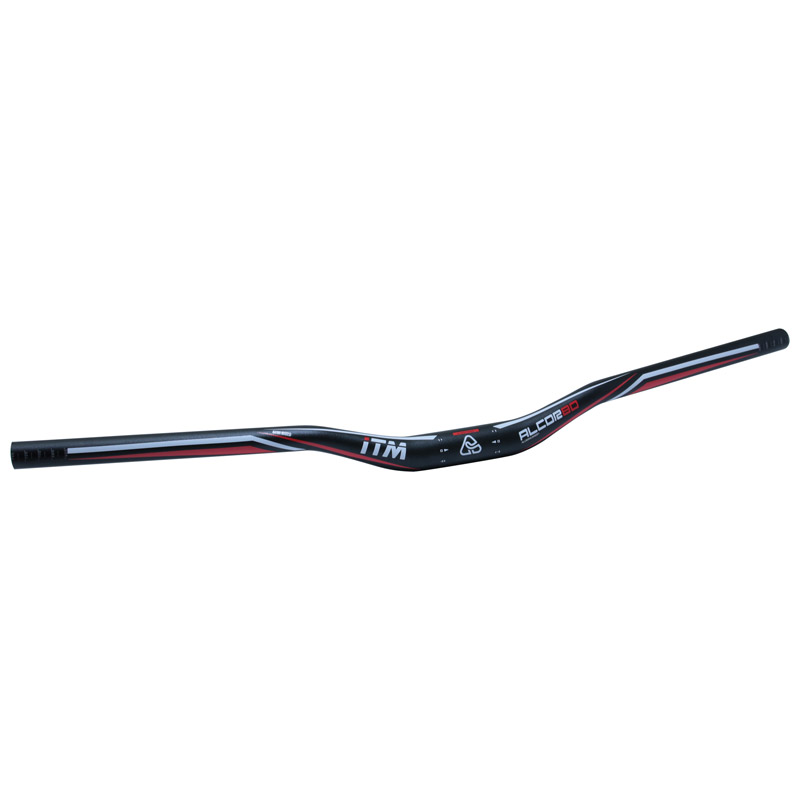 CINTRE VTT DEMI RELEVE ITM ALCOR NOIR 31,8MM L740MM