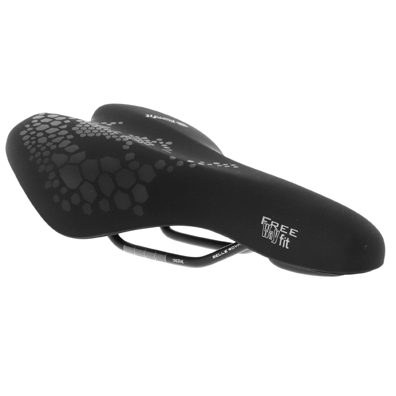 SELLE ROYAL FREEWAY FIT SPORT A MEMOIRE DE FORME RENFORT LATERAL ATHLETIC NOIR 280X158MM 435G