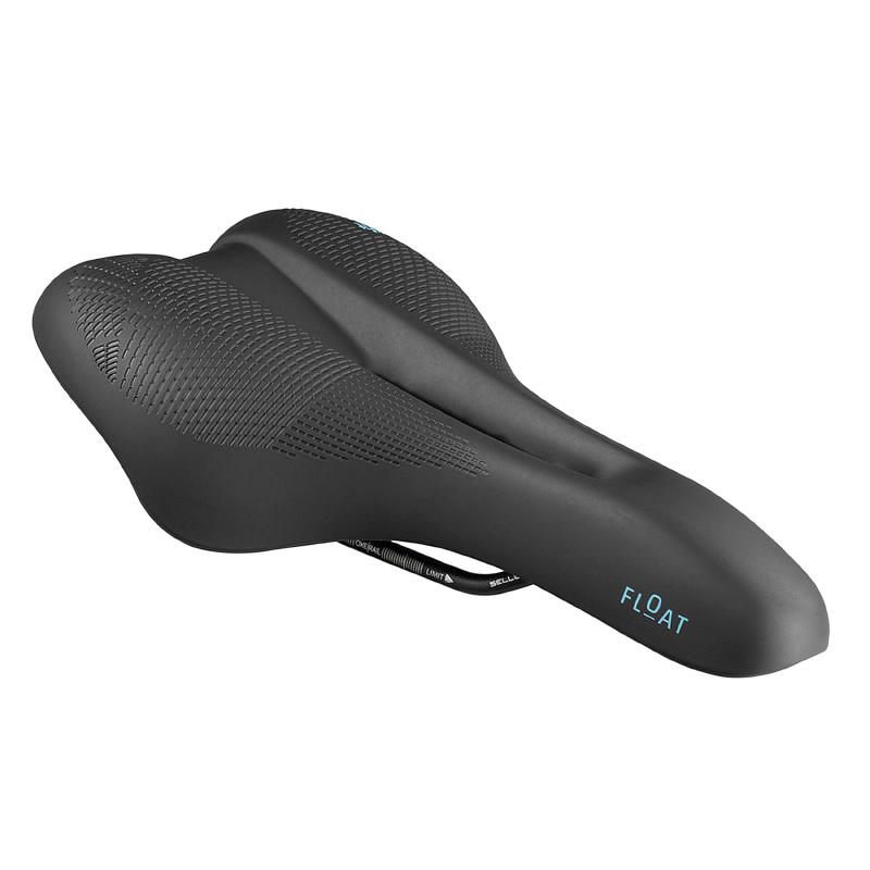 SELLE ROYAL FLOAT SPORT AVEC TROU CENTRAL A MEMOIRE DE FORME ATHLETIC NOIR 267X161MM 382G