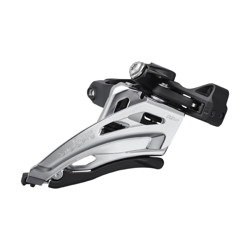 DERAILLEUR VTT AVANT SHIMANO DEORE M4100 2X10 COLLIER BAS 28.6 à 34.9 TIRAGE AVANT