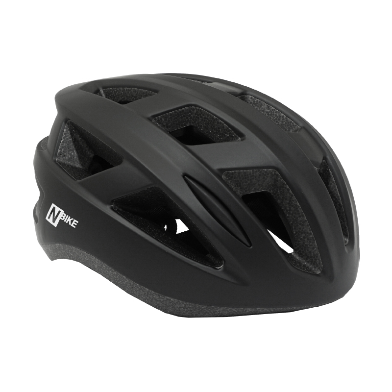 CASQUE VELO ADULTE P2R NOIR IN-MOLD TAILLE 58-62 AVEC MOLETTE REGLAGE (VENDU SUR CARTE)