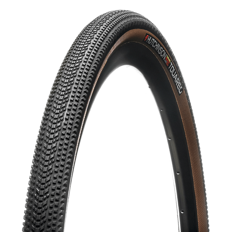 PNEU GRAVEL 700 X 40 HUTCHINSON TOUAREG HARDSKIN TAN NOIR-MARRON TUBELESS READY TS (40-622)