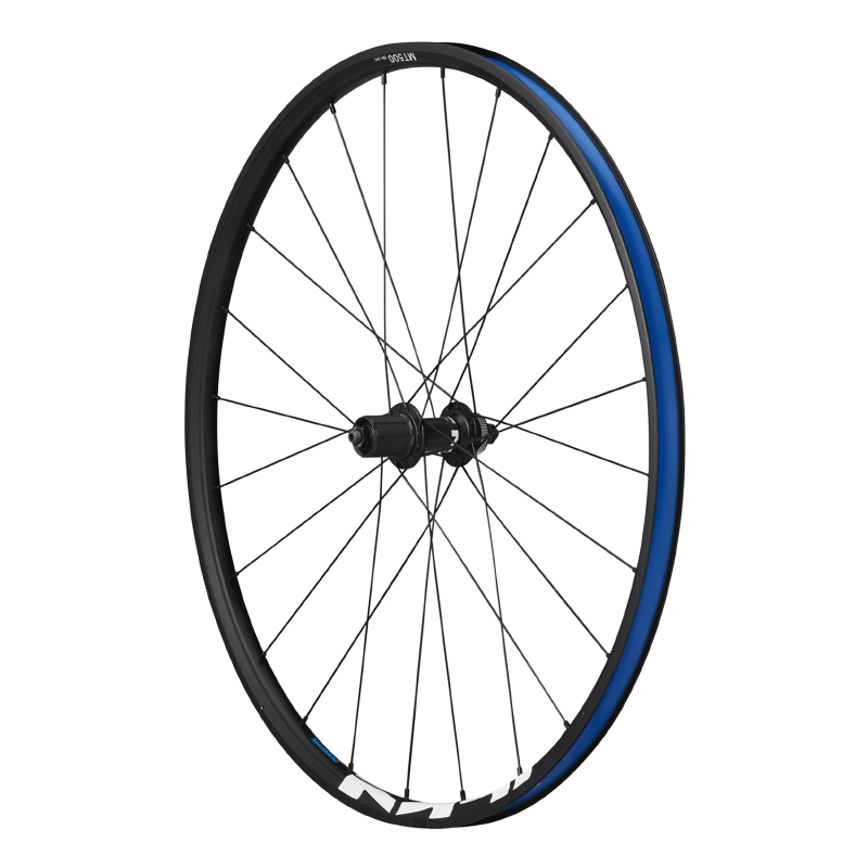 ROUE VTT DISQUE 29\" SHIMANO MT500 BOOST CENTERLOCK ARRIERE 11-10-9V NOIR AXE TRAVERSANT 12-148 JANTE 24C