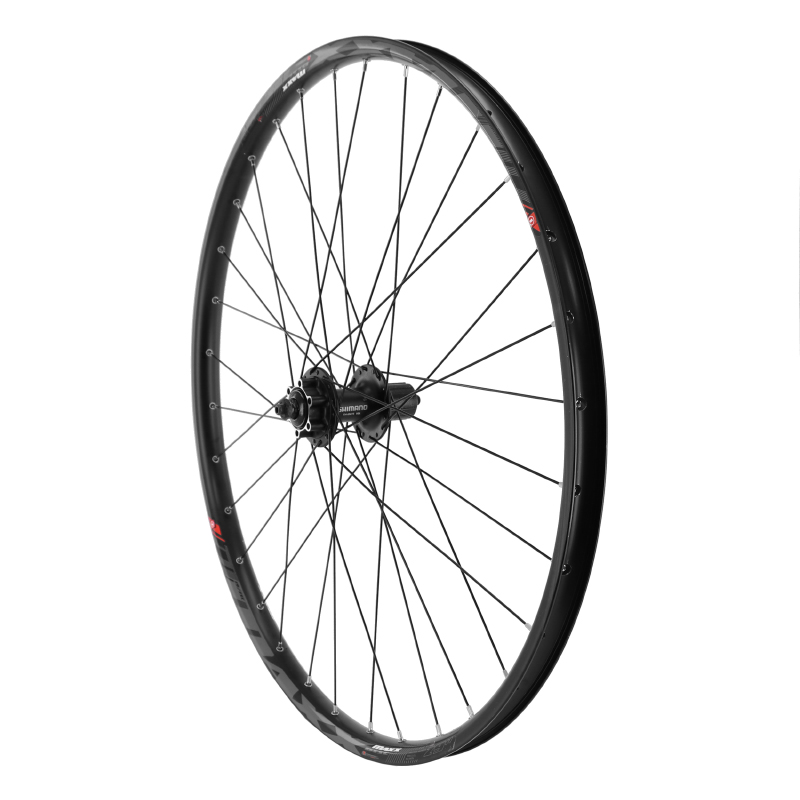 ROUE VTT DISQUE BLOCAGE 29\" MAXX 25 TUBELESS READY ARRIERE NOIR MOYEU SHIMANO M475 DISQUE 6 TROUS 11-10-9V COMPATIBLE VAE - ALL TERRAIN - JANTE 25C 32 RAYONS