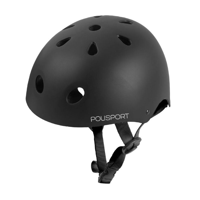 CASQUE VELO CITY ADULTE POLISPORT URBAN PRO NOIR TAILLE 58-61 SYSTEM QUICK LOCK