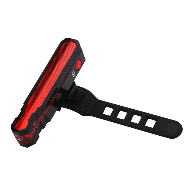 ECLAIRAGE VELO - TROTTINETTE USB ARRIERE SUR TIGE DE SELLE LED AVEC LASER 150 LUX POUR DELIMITER UNE BANDE AU SOL