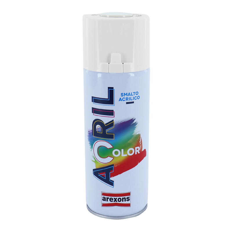 BOMBE DE PEINTURE AREXONS ACRYLIQUE BLANC PERLE RAL 1013 (AEROSOL 400 ML) (3932)