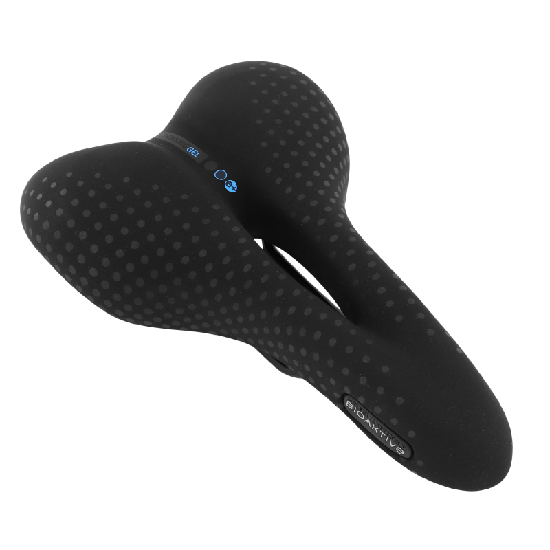 SELLE SAN MARCO BIOAKTIVE TREKKING OPEN MEMOIRE DE FORME UNISEX NOIR ATHLETIC RAIL ACIER 415G 170X255MM (SUR CARTE)