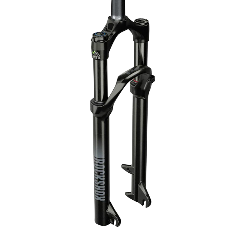 FOURCHE VTT 29 " ROCKSHOX JUDY SILVER TK SOLO AIR NOIR POUR FREIN A DISQUE PIVOT LISSE 1"1-8-28,6 EXTERIEUR DEB. 100MM - ROUE BLOCAGE RAPIDE