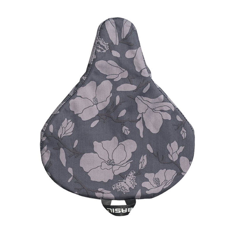 COUVRE SELLE VELO BASIL MAGNOLIA GRIS WATERPROOF(28X23CM) (OFFRE SPECIALE)