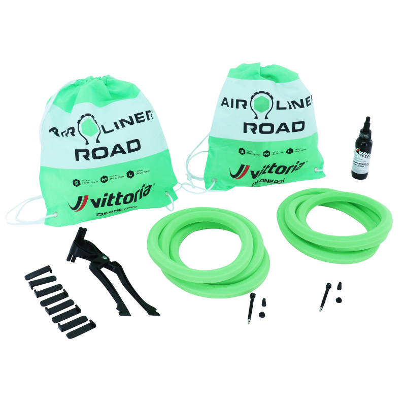 MOUSSE ANTICREVAISON PNEU ROUTE TUBELESS VITTORIA 700 X 25 (VENDU A LA PAIRE AVEC LIQUIDE ET OUTIL)