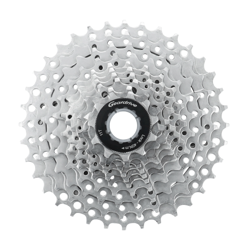 CASSETTE 10V. P2R 11-36 POUR SHIMANO-SRAM VTT ARGENT  (11-13-15-17-19-21-24-28-32-36)