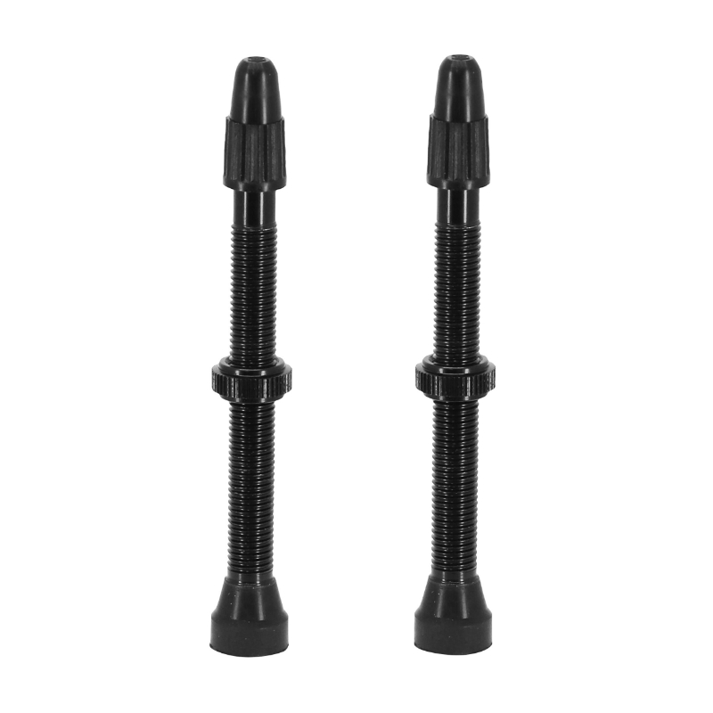 VALVE DE PNEU TUBELESS PRESTA VITTORIA 60 MM ALU NOIR OBUS DEMONTABLE (VENDU A LA PAIRE SUR CARTE)