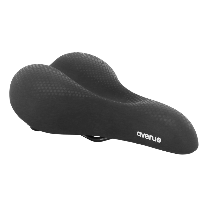 SELLE ROYAL AVENUE GEL SPORT AVEC CANAL ANATOMIQUE NOIR 256X158 MM 450G