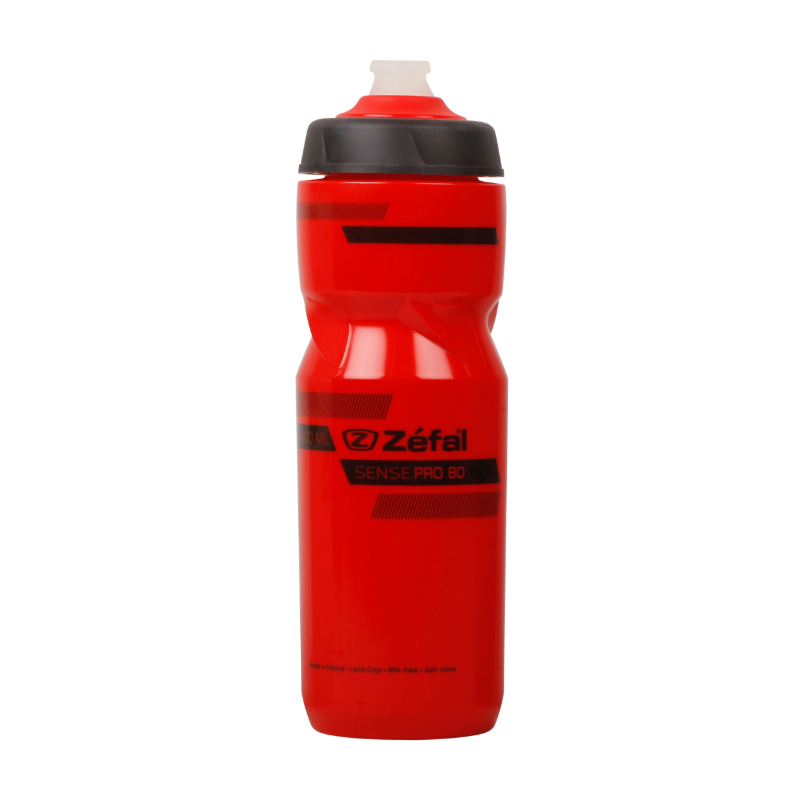 BIDON ZEFAL SENSE PRO 80 ROUGE 800ML  (BOUCHON SECURITE ANTI-GOUTTE)