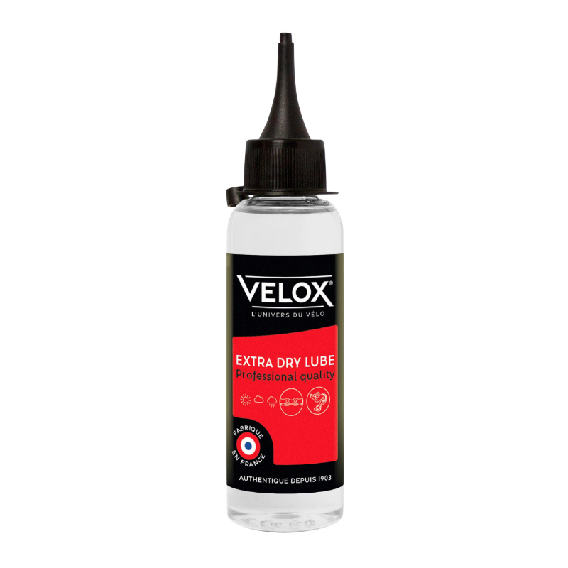 LUBRIFIANT VELO CHAINE VELOX EXTRA DRY LUBE CONDITIONS SECHES (100ML)