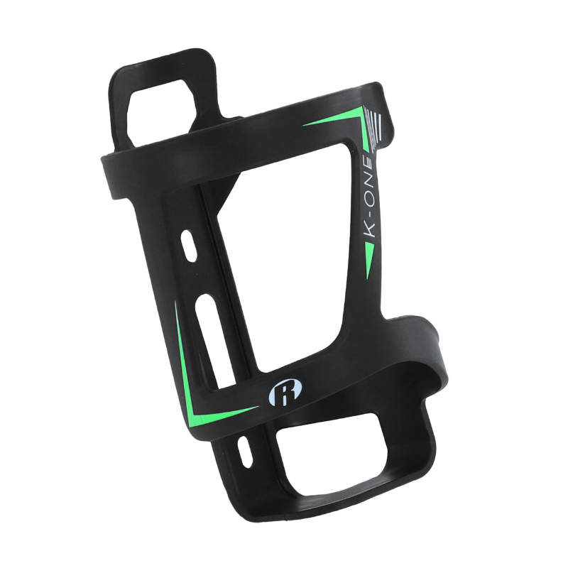 PORTE BIDON ROTO COMPOSITE SLIDE K-ONE NOIR DECO VERT SORTIE LATERALE POUR VAE (VENDU A L'UNITE SUR CARTE)